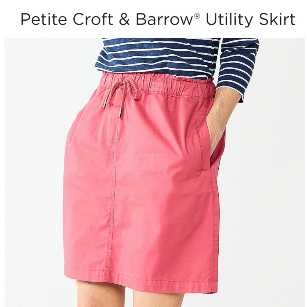 🥳FINAL PRICE👍🩷 NWT‼️ Croft & Barrow brand Petite Utility Skirt